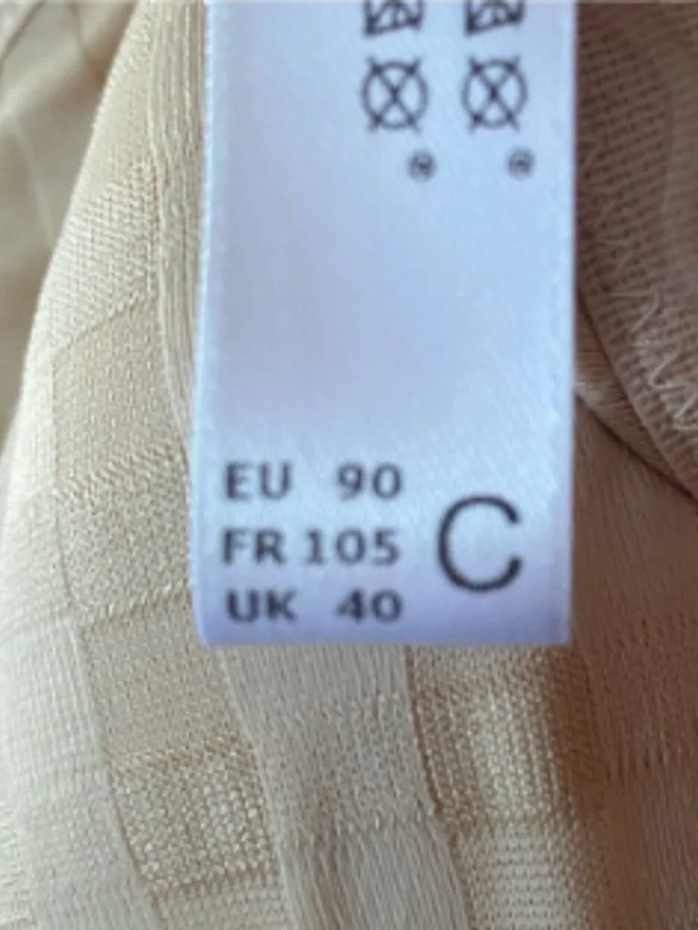 Marie Jo Avero Strapless Bra cafe latte, 40C.  P*1035